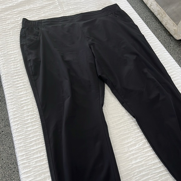Eddie Bauer pants jogger thin lightweight women’s XL black traveler pant - Picture 3 of 5